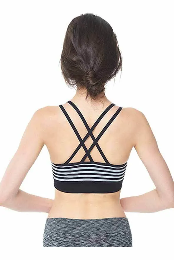 Sailor Stripe Sports Bra