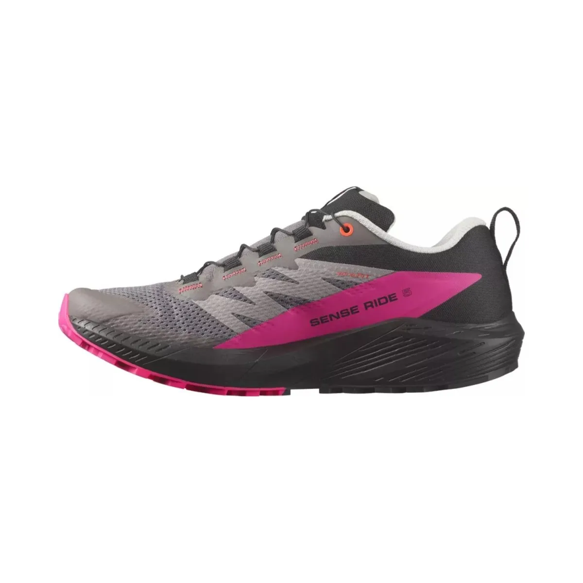 Salomon Sense Ride 5 Shoes Grey Pink