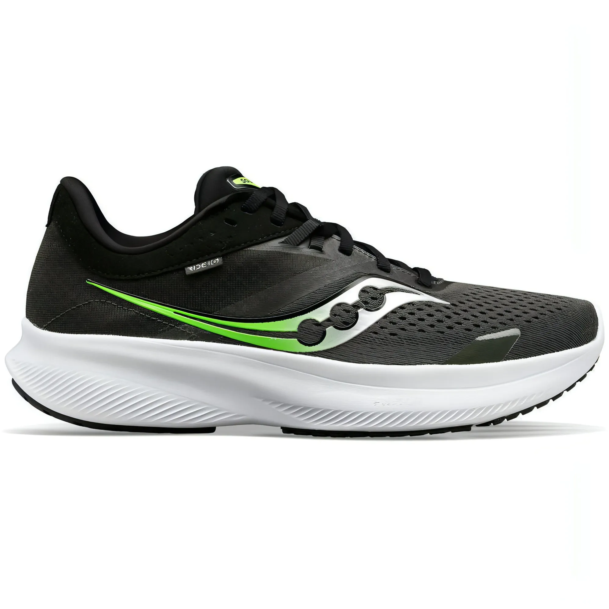 Saucony Ride 16 Mens Running Shoes - Black