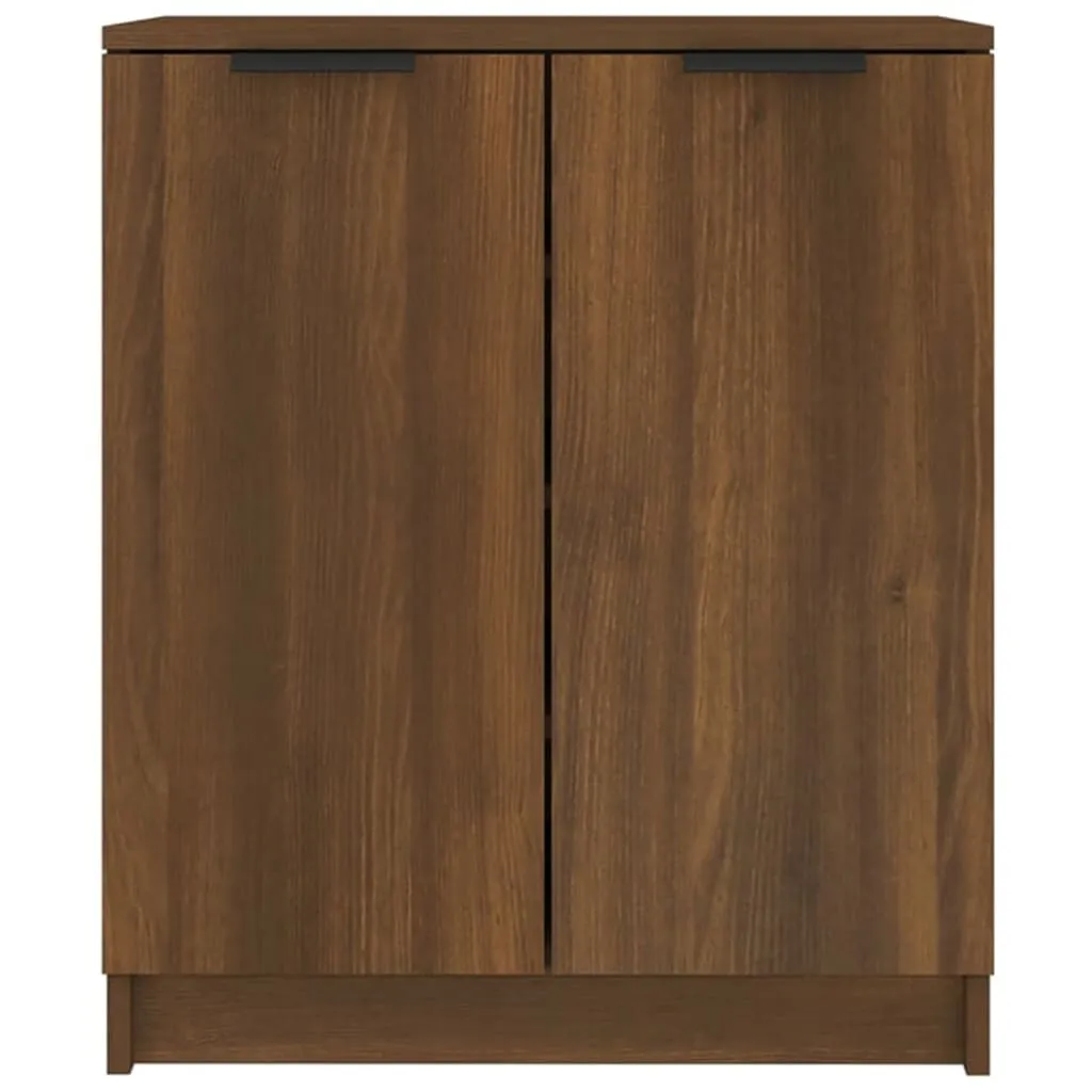 Shoe Cabinet Brown Oak 59x35x70 cm Engineered Wood