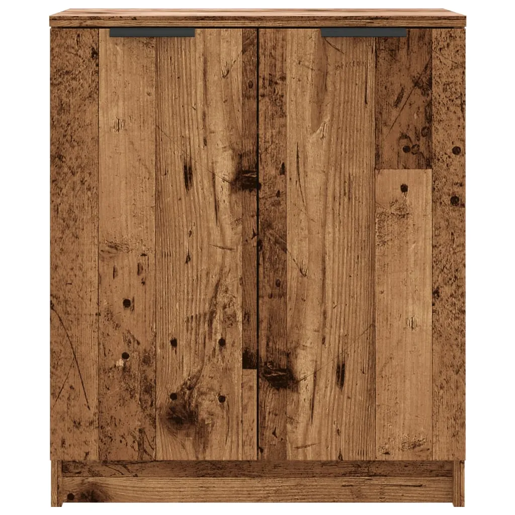 Shoe Cabinet Old Wood 59x35x70 cm Engineered Wood