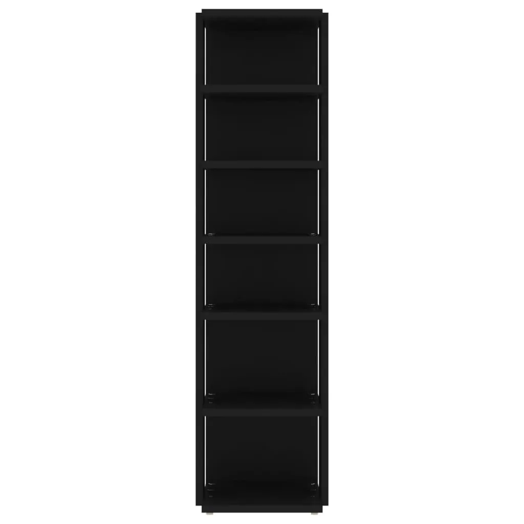 Shoe Cabinets 2 pcs Black 25x27x102 cm