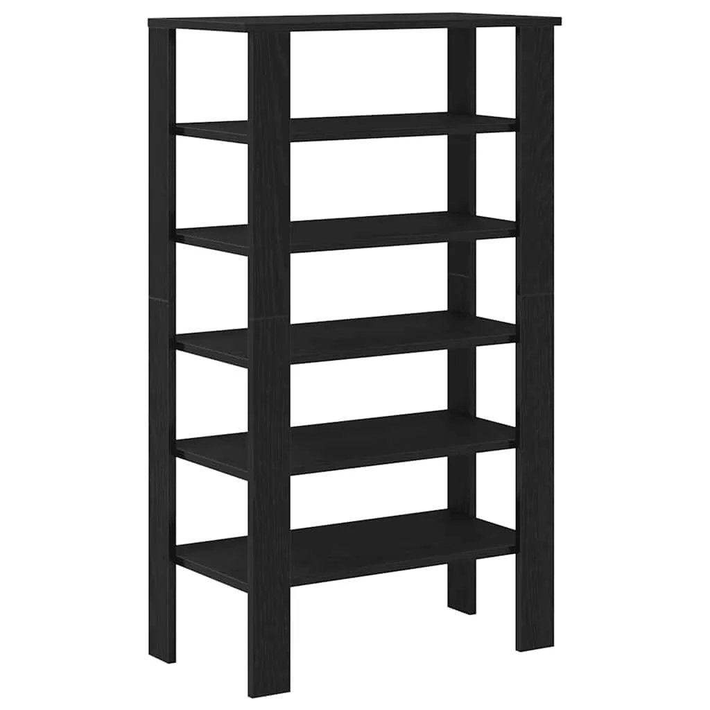 Shoe Rack Black 61x32x105 cm Engineered Wood