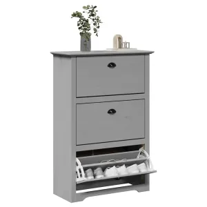 Shoe Rack BODO Grey 80x35x118 cm