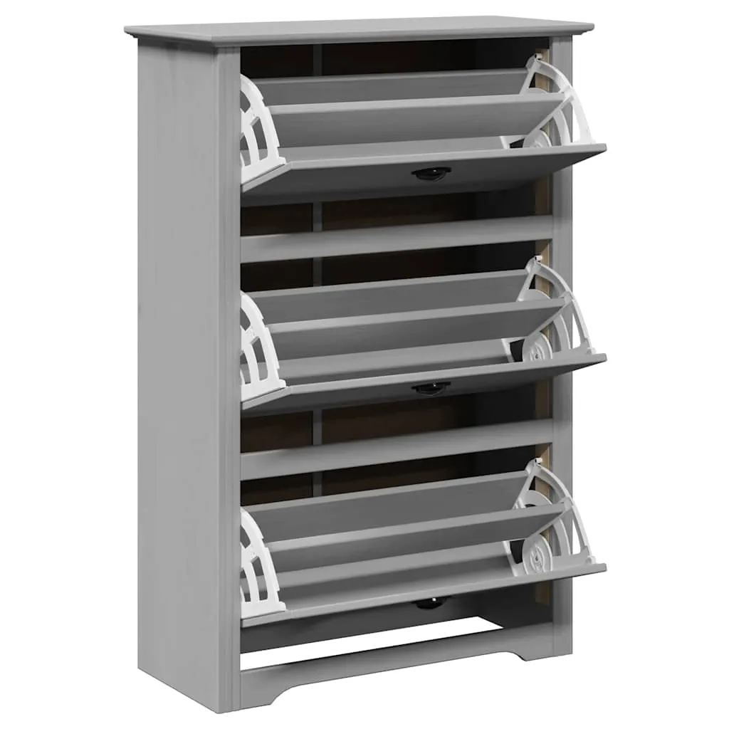 Shoe Rack BODO Grey 80x35x118 cm