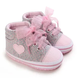 Soft Sole Hook & Loop First Walker Crib Shoes