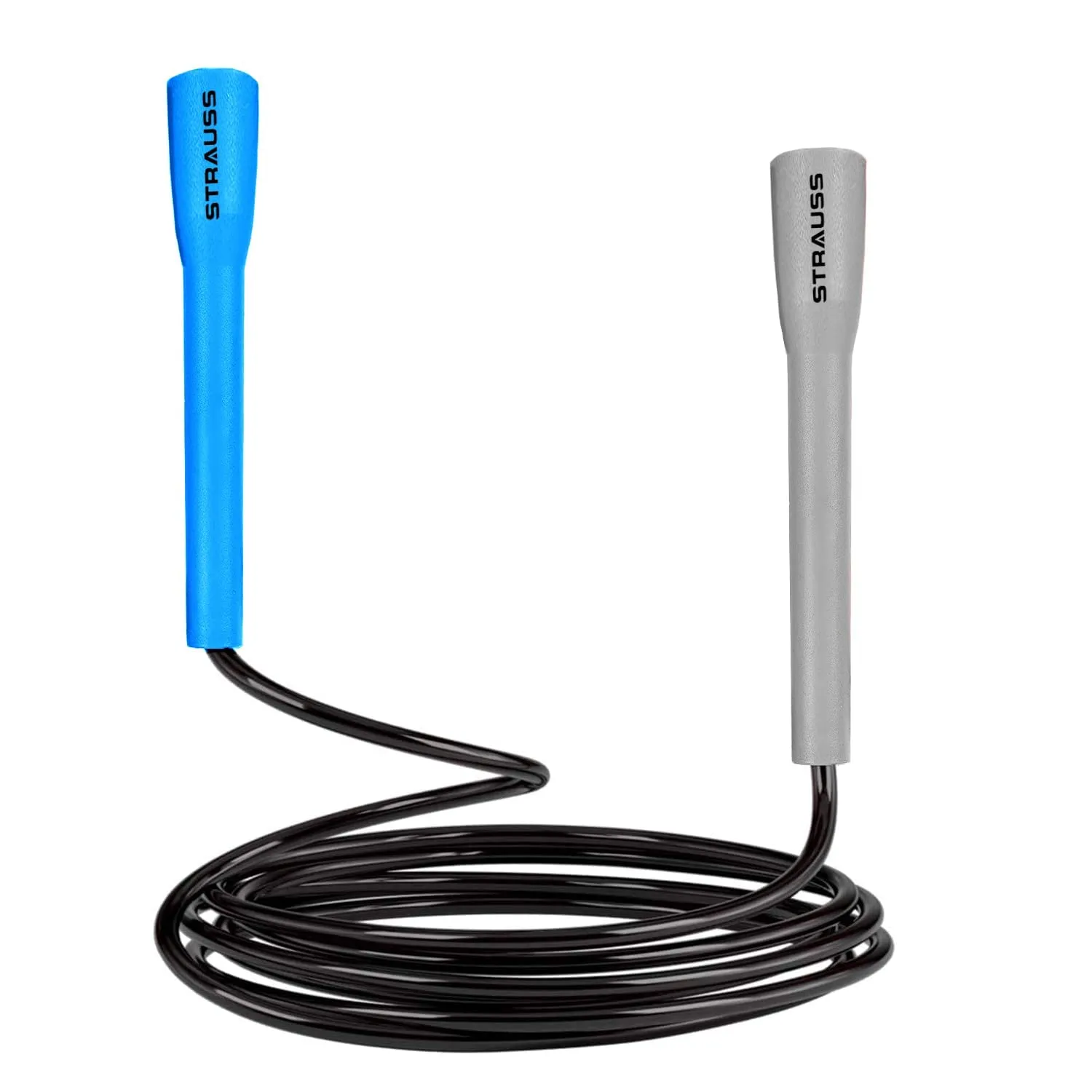 Strauss Skipping Rope, (Grey/Blue)