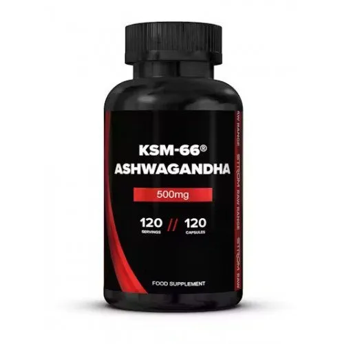 Strom Sports KSM-66 Ashwagandha, 500mg  - 120 caps