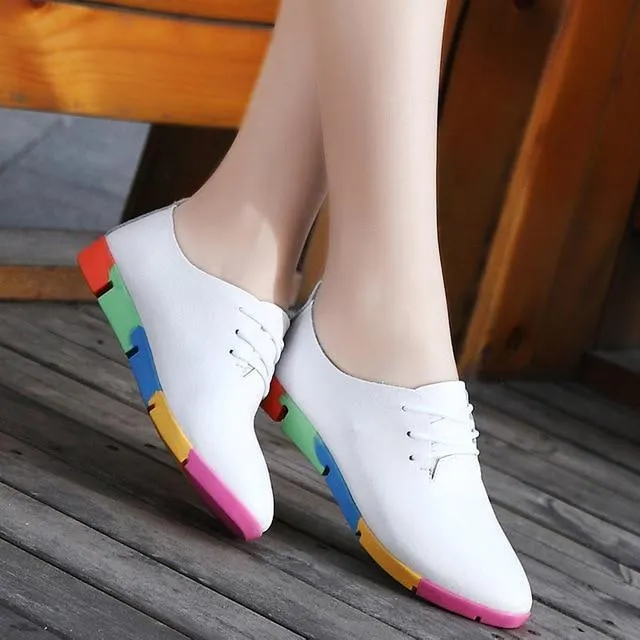 Stylish Genuine Leather Bunion Shoes for Women