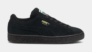 Suede XXI Grade School Lifestyle Shoes (Black)