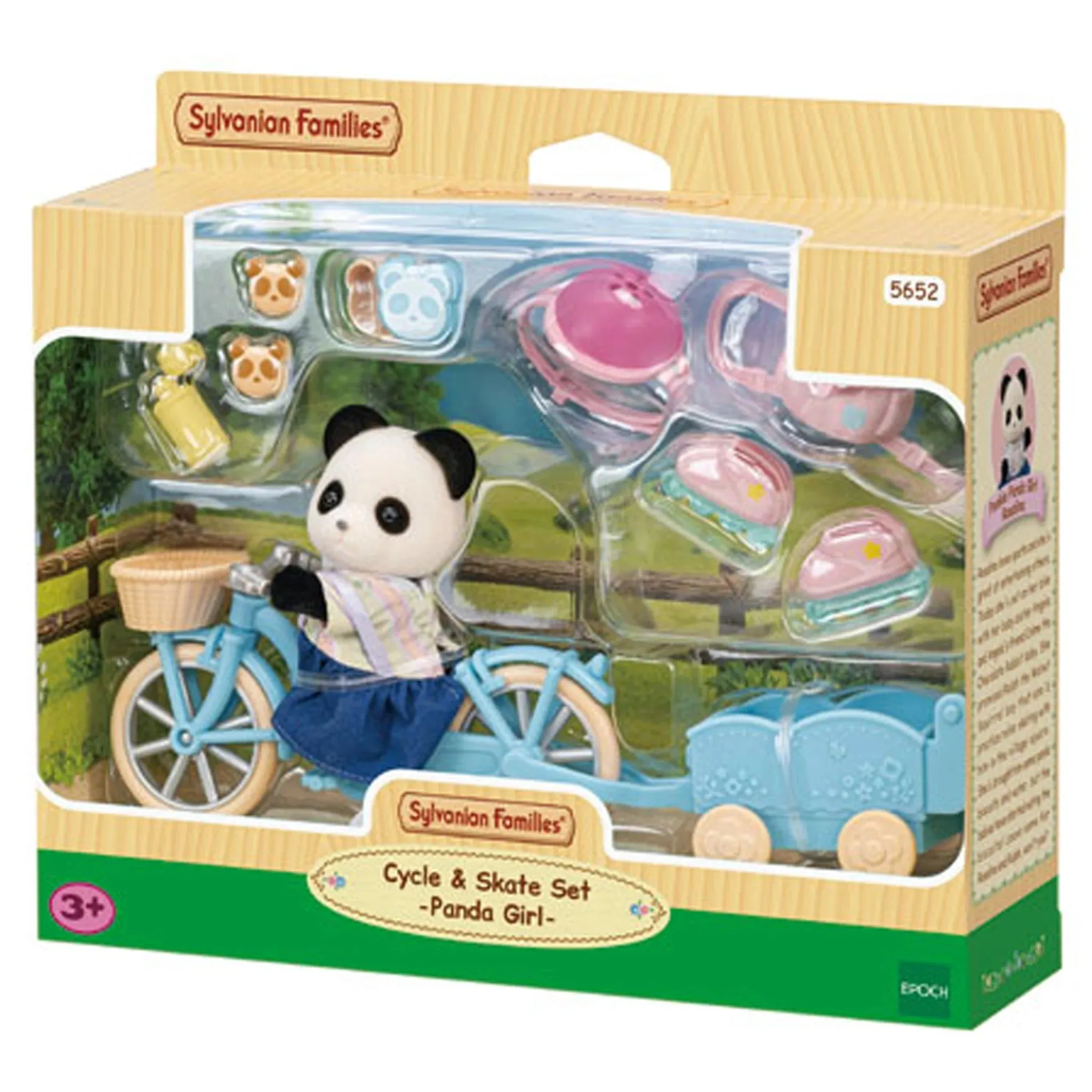 Sylvanian Families Cycle and Skate Set Panda Girl