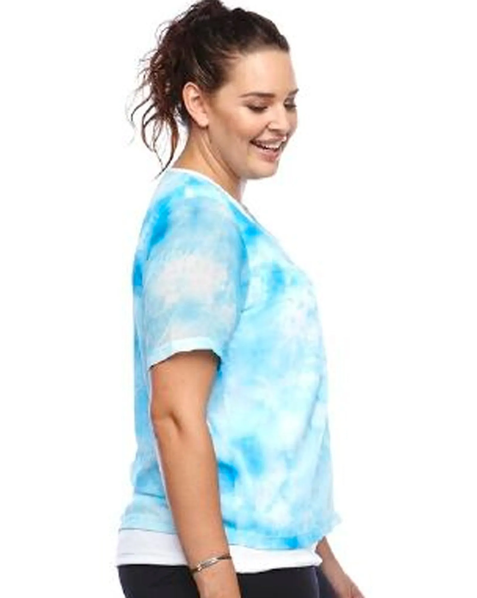 Tie Dyed Double Tee 16