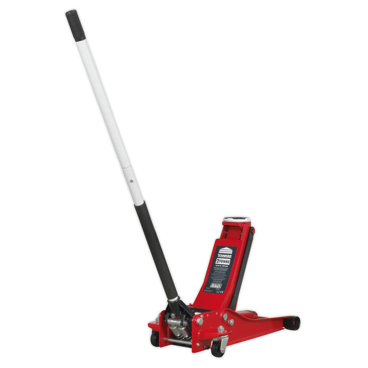 Trolley Jack 2tonne Low Entry Rocket Lift Red