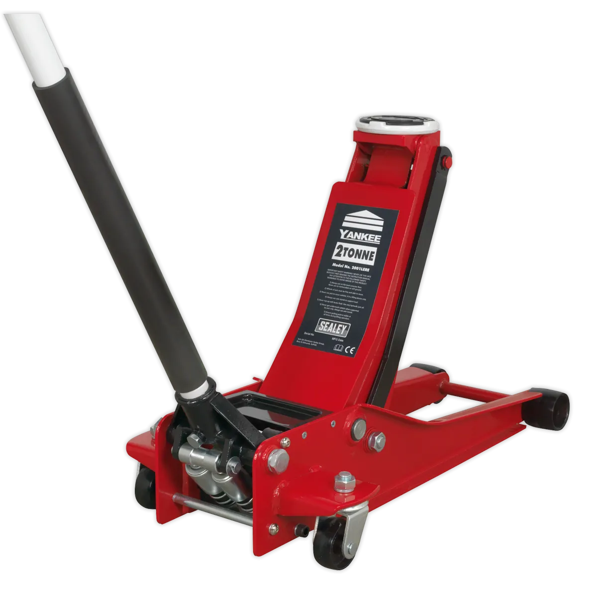 Trolley Jack 2tonne Low Entry Rocket Lift Red