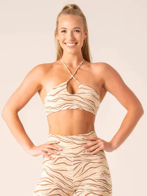 Unstoppable Sports Bra - Vanilla Zebra