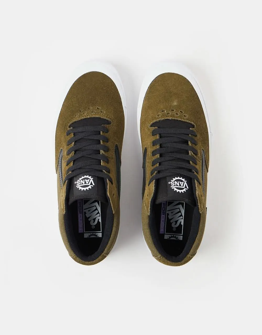 Vans BMX Style 114 Shoes - Dark Olive