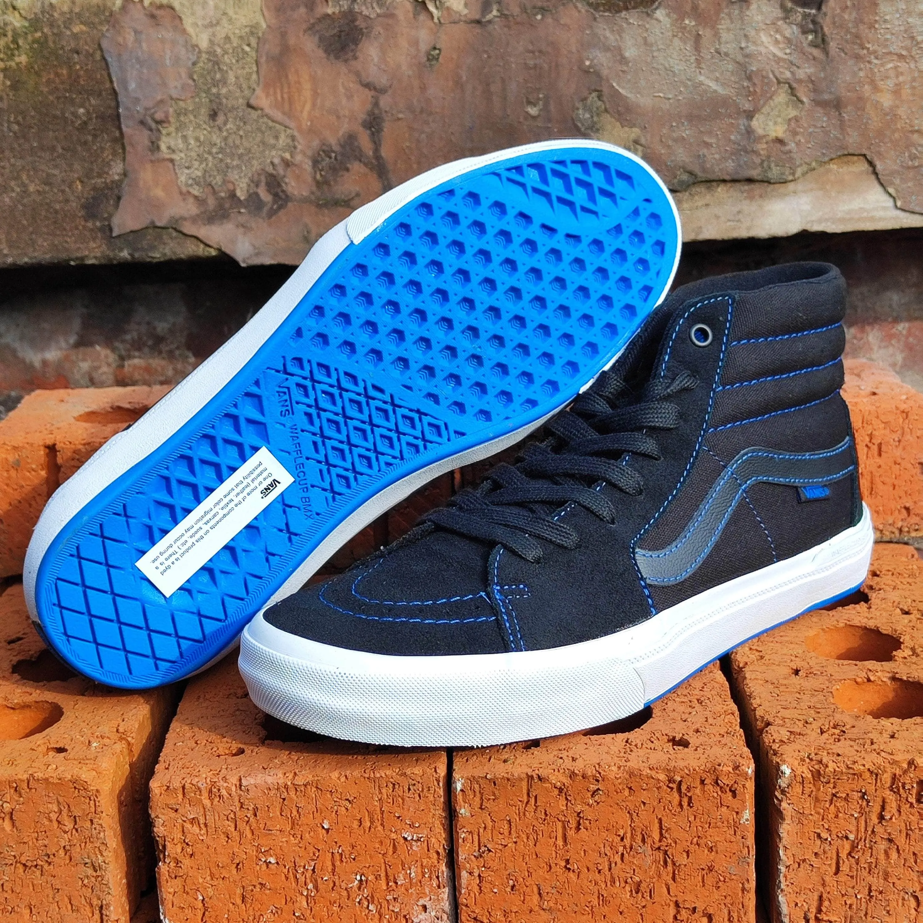 Vans Sk8-Hi Pro BMX Shoes Electric Blue / Black