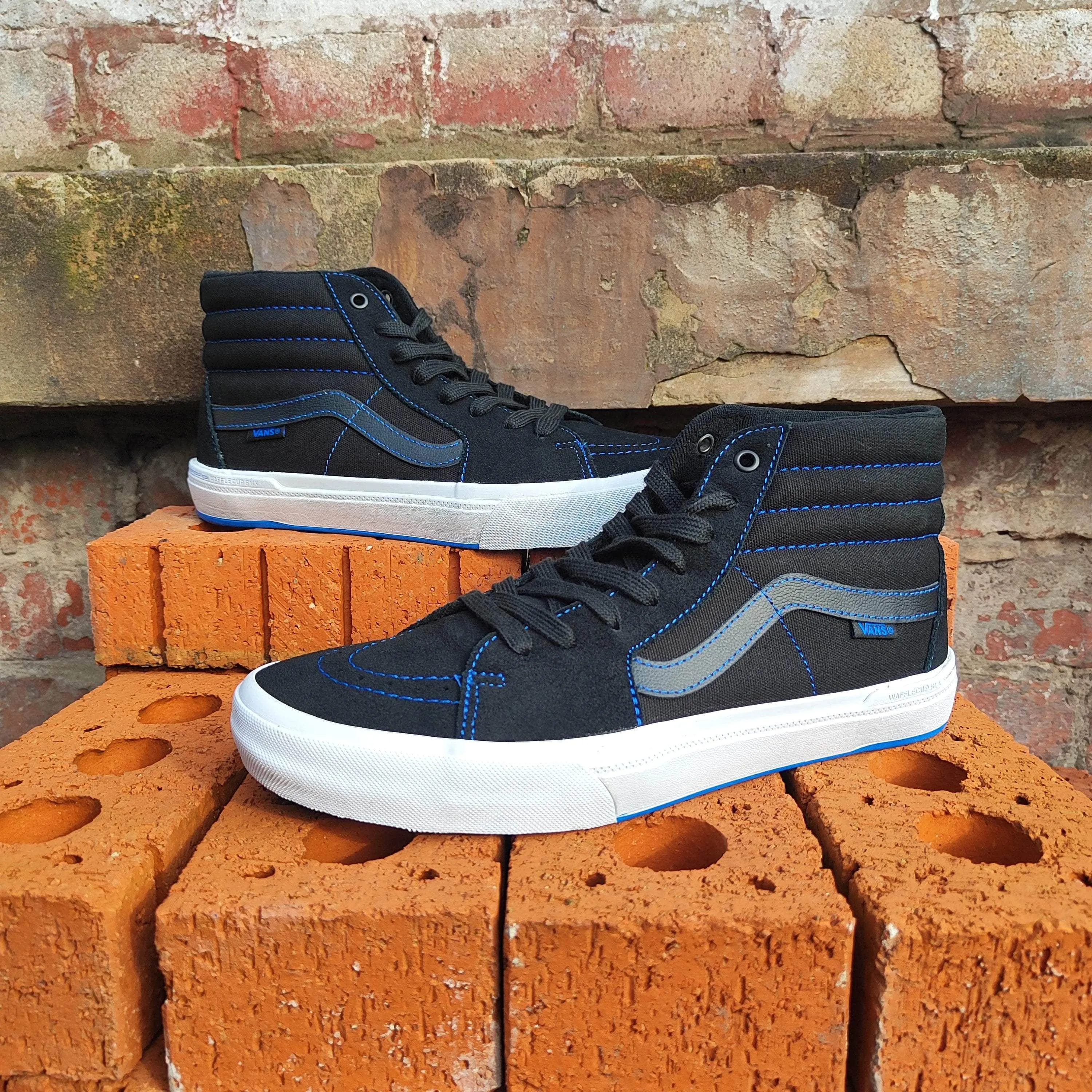 Vans Sk8-Hi Pro BMX Shoes Electric Blue / Black