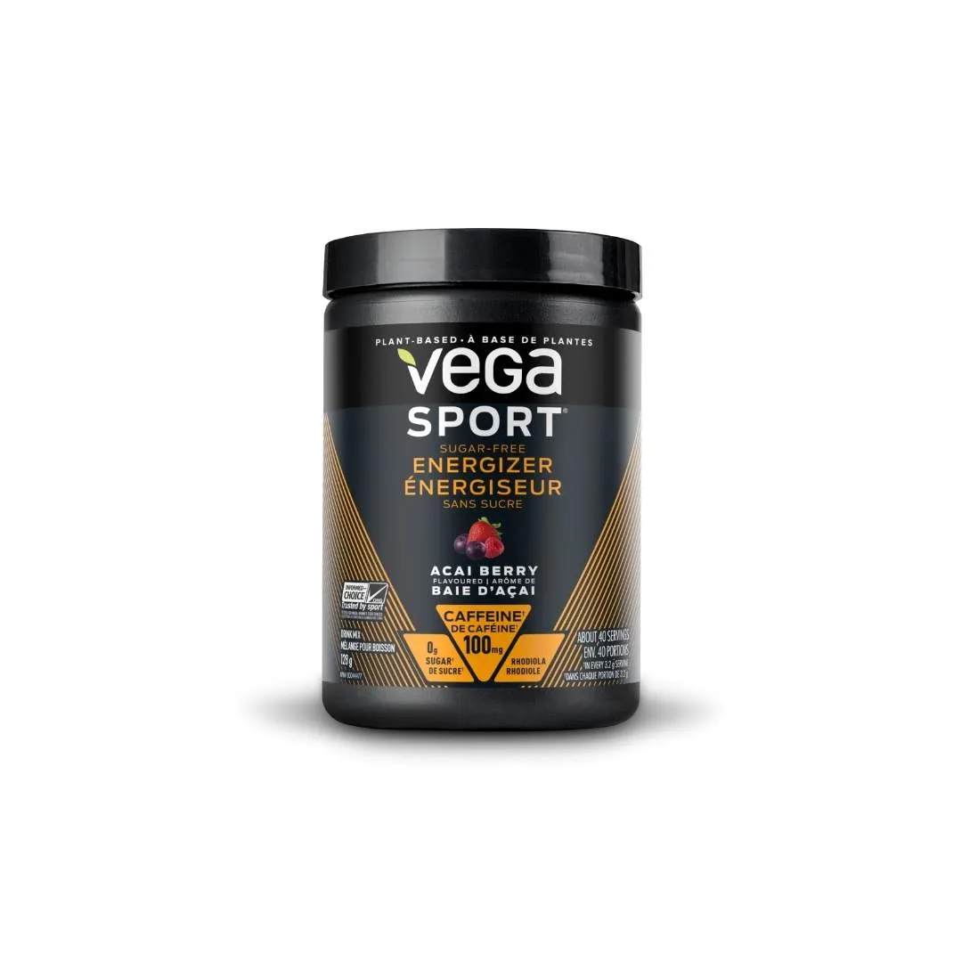 Vega Sport Sugar-Free Energizer - Acai Berry (128g)