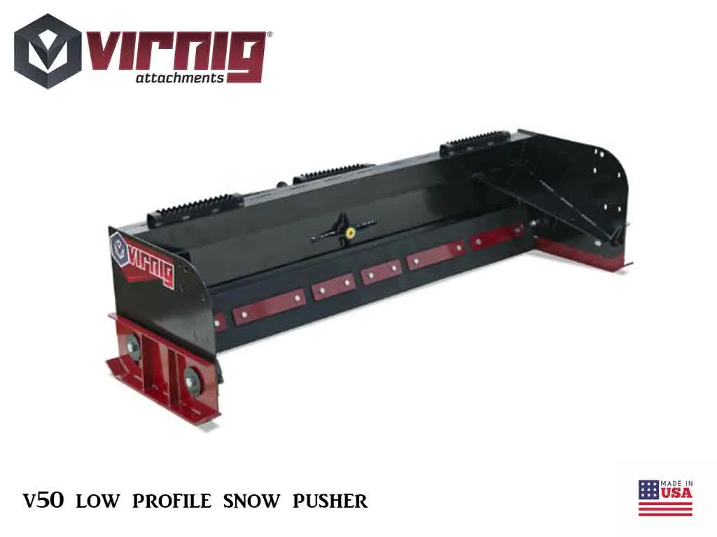 Virnig V50 Low Profile Snow Pusher (SSL)(CTL)