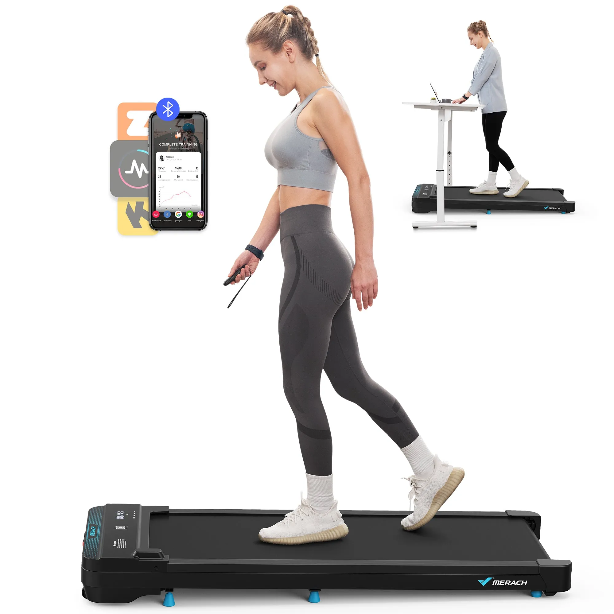 Walking Pad Under Desk Treadmill- T19