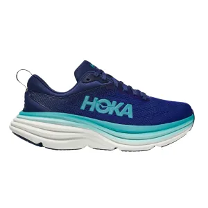 Women's Hoka Bondi 8 B Width Bellwether Blue Evening Sky