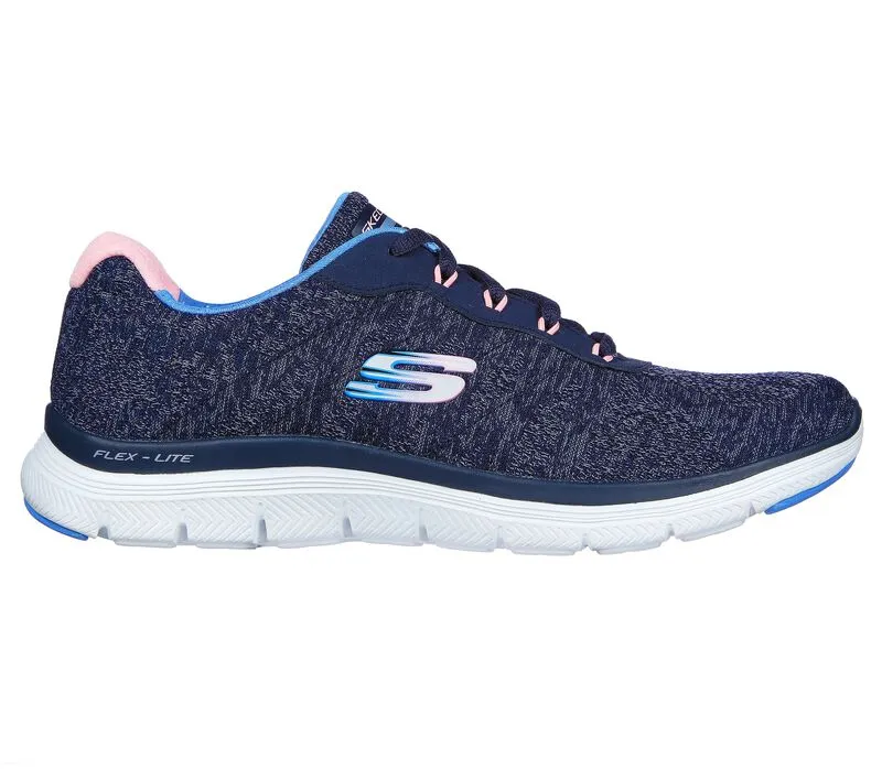 Women's Wide Fit Skechers Flex Appeal 4.0 Fresh Move 149570 Walking Sneakers