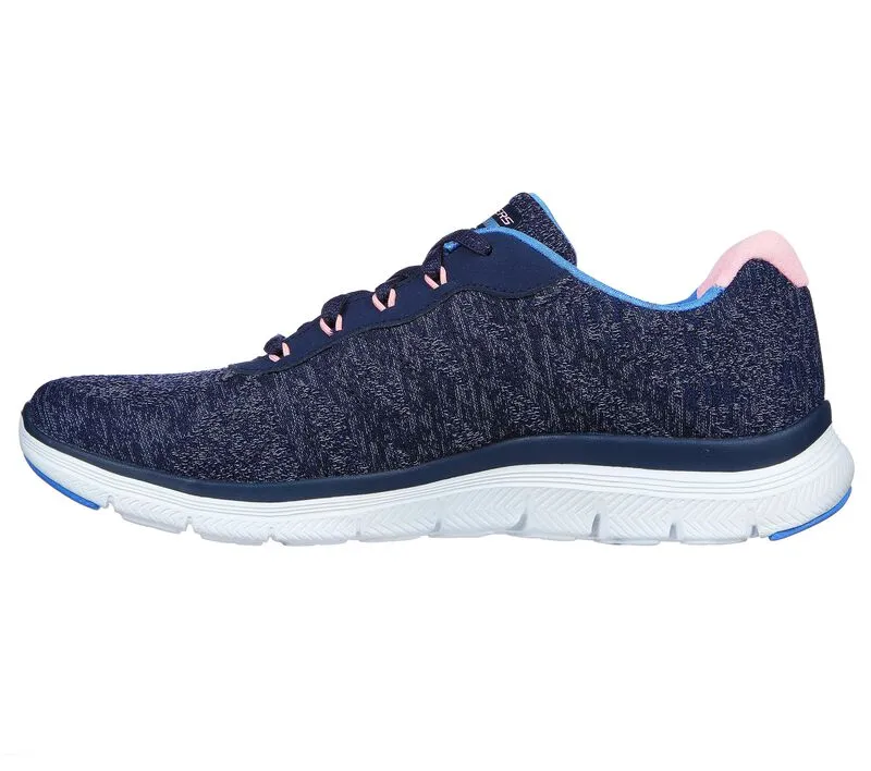 Women's Wide Fit Skechers Flex Appeal 4.0 Fresh Move 149570 Walking Sneakers